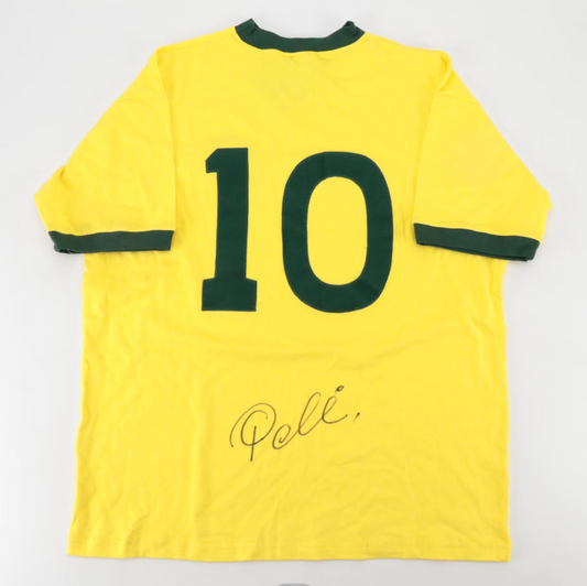 Pelé Signed Brazil CBD Soccer Jersey